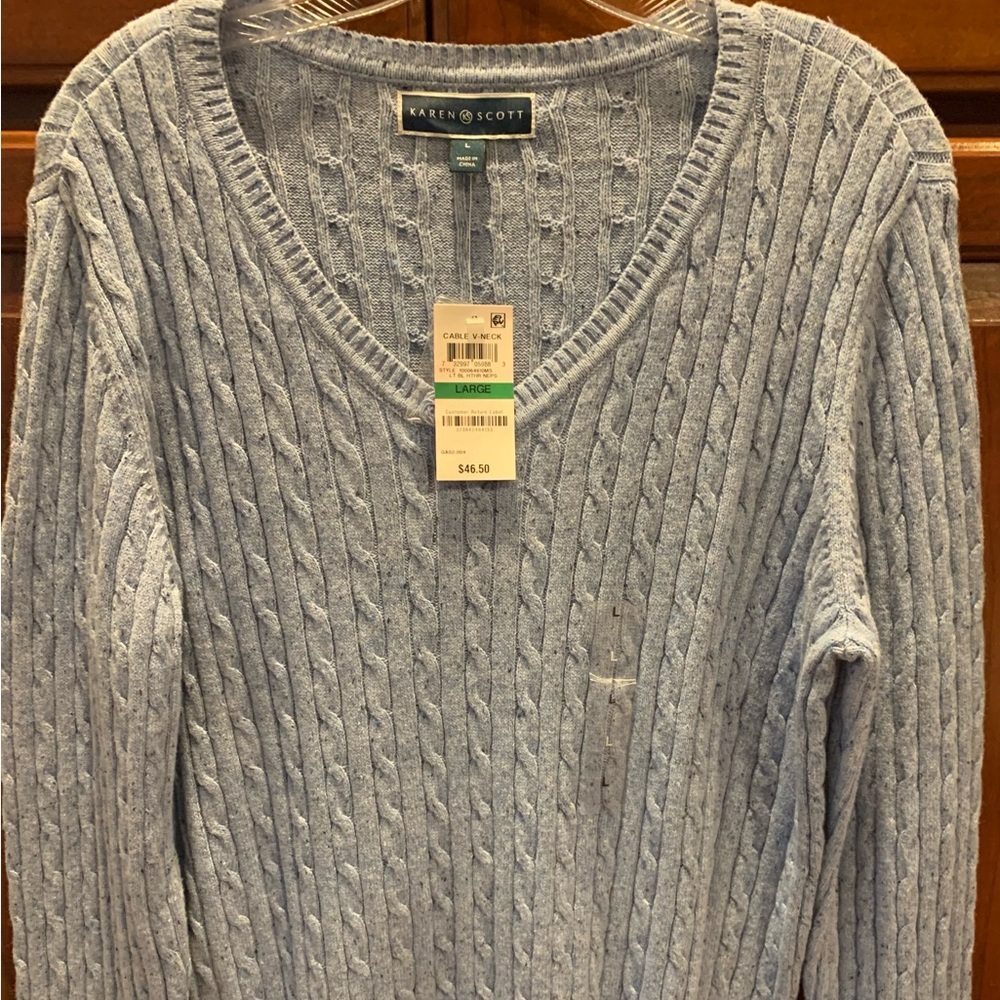 KAREN SCOTT SWEATER NWT